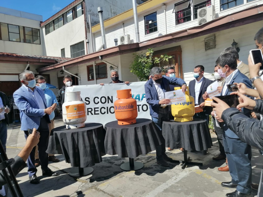 Campaña por la venta del gas licuado en Chiguayante