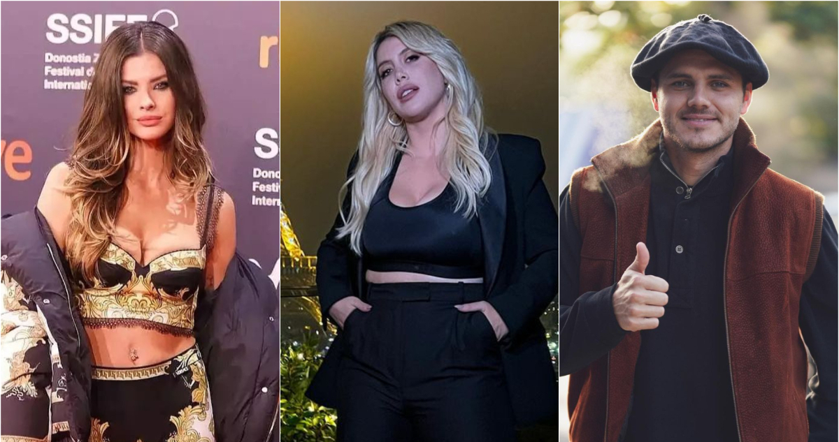 Eugenia “China” Suárez, Wanda Nara y Mauro Icardi.