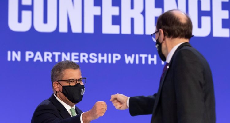 Presidente de la COP26, Alok Sharma.