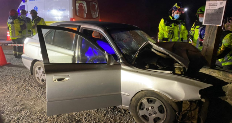 Accidente de tránsito en Cunco deja dos jóvenes fallecidos