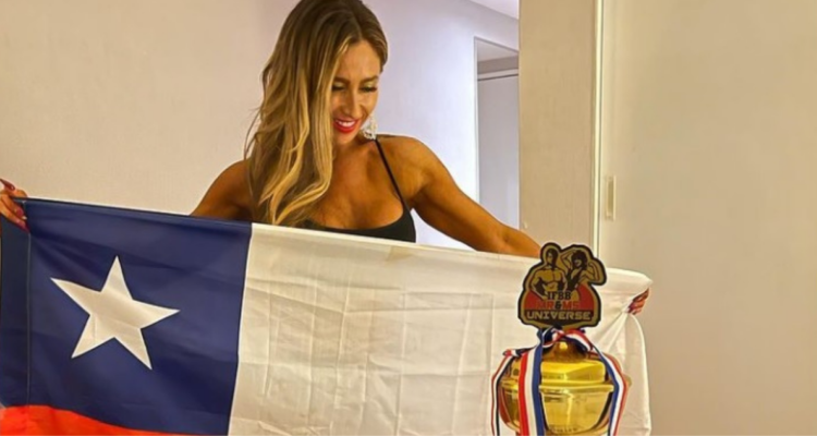 Luli es campeona de fisicoculturismo