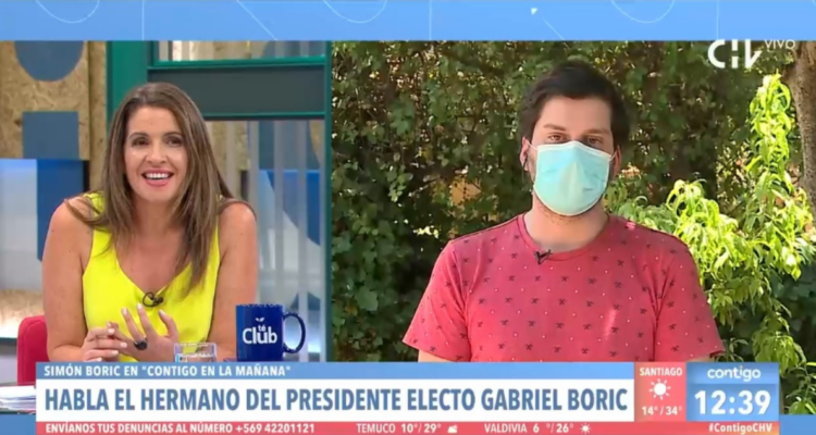 Simón Boric cuenta infidencia familiar