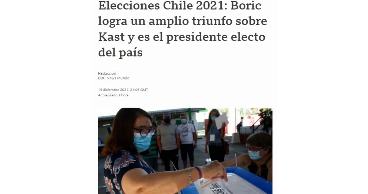 BBC por elecciones en Chile