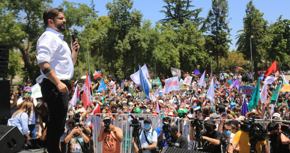 Boric inicia cierre de campaña