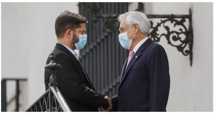REUNIÓN DE BORIC Y PIÑERA
