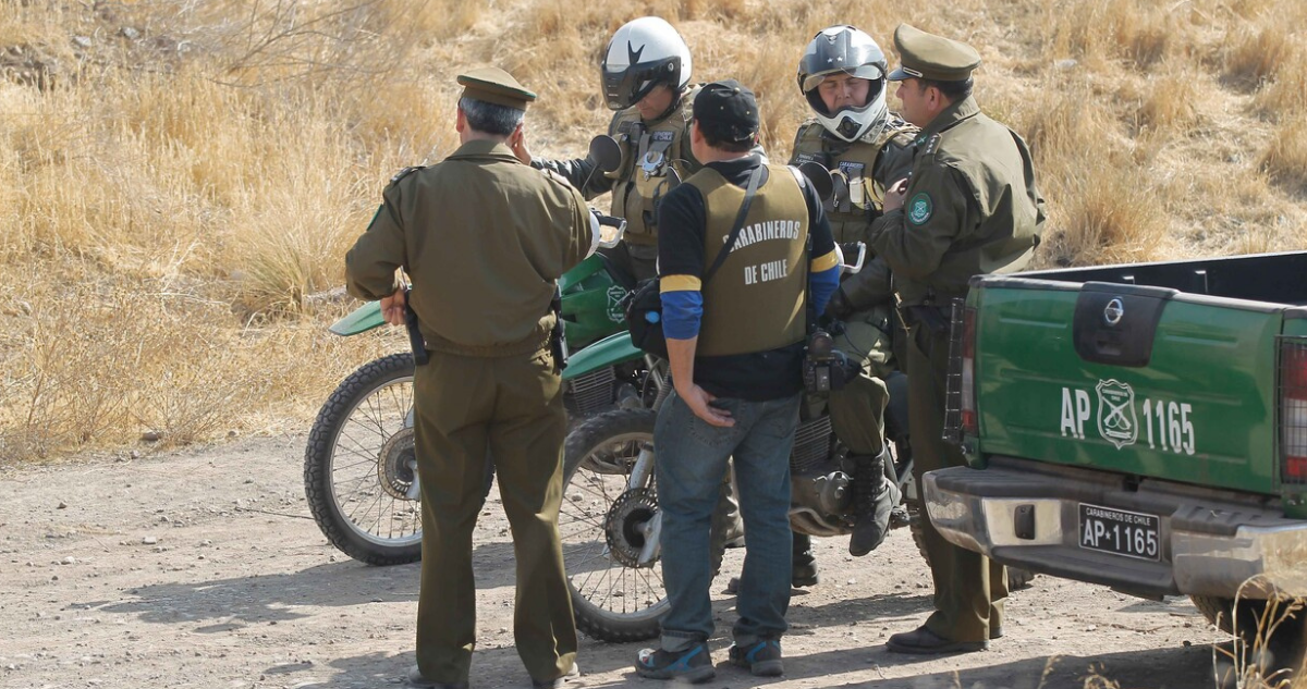 Carabineros en operativo