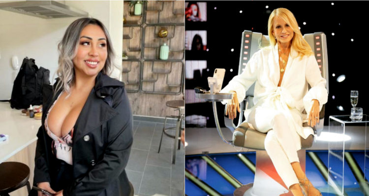 Dos fotografías distintas de la influencer Naya Fácil y la modelo Cecilia Bolocco.