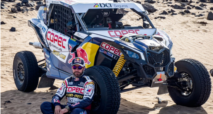 Chaleco López en el Dakar
