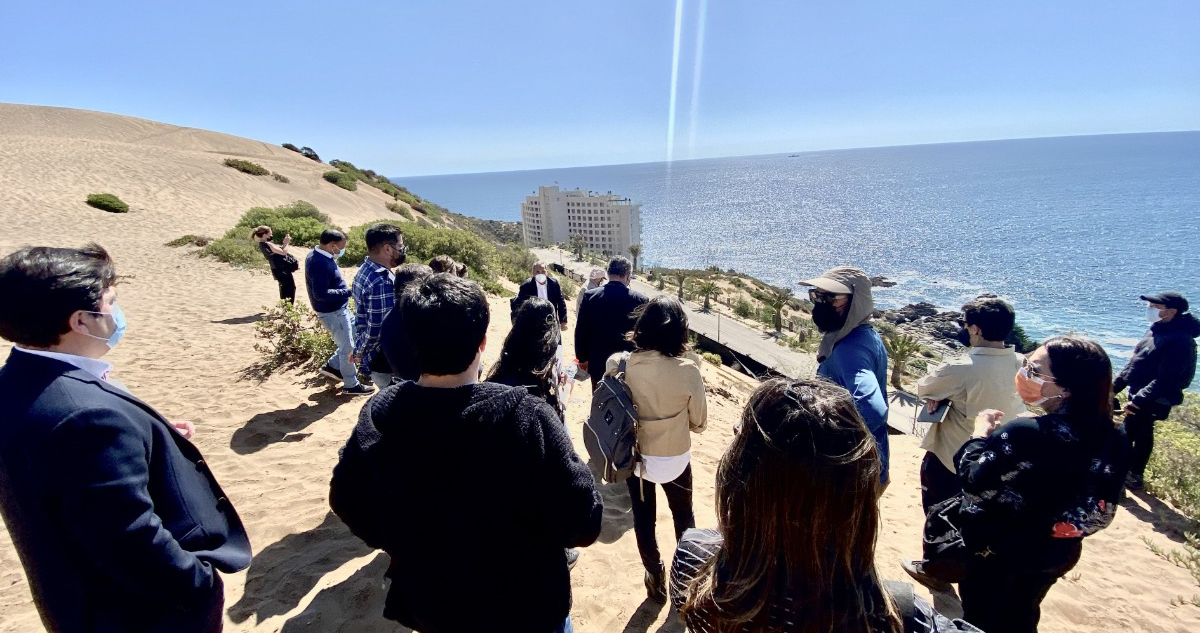 Corte de Apelaciones inspeccionó dunas de Concón
