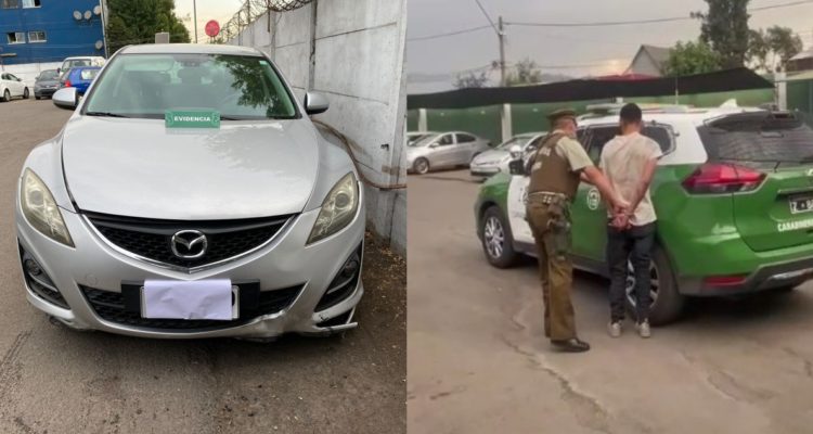 Detención por robo de automóvil