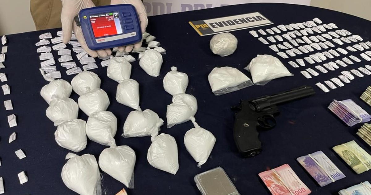Incautación de droga en Recoleta
