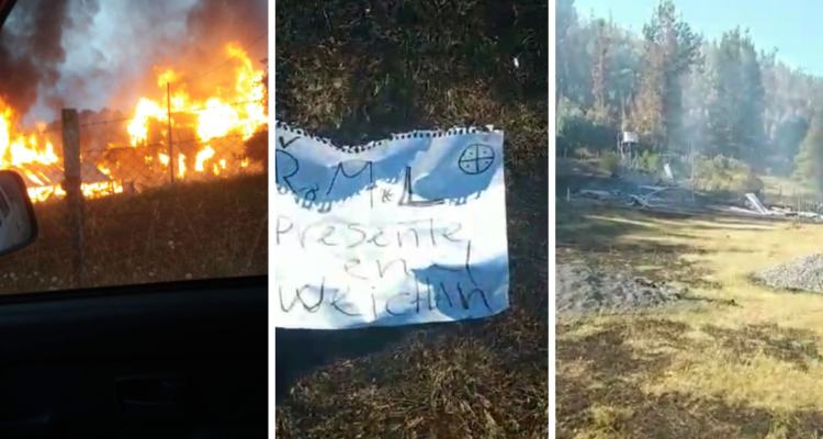 Ascienden a 31 los inmuebles quemados en ataque en Lago Lanalhue