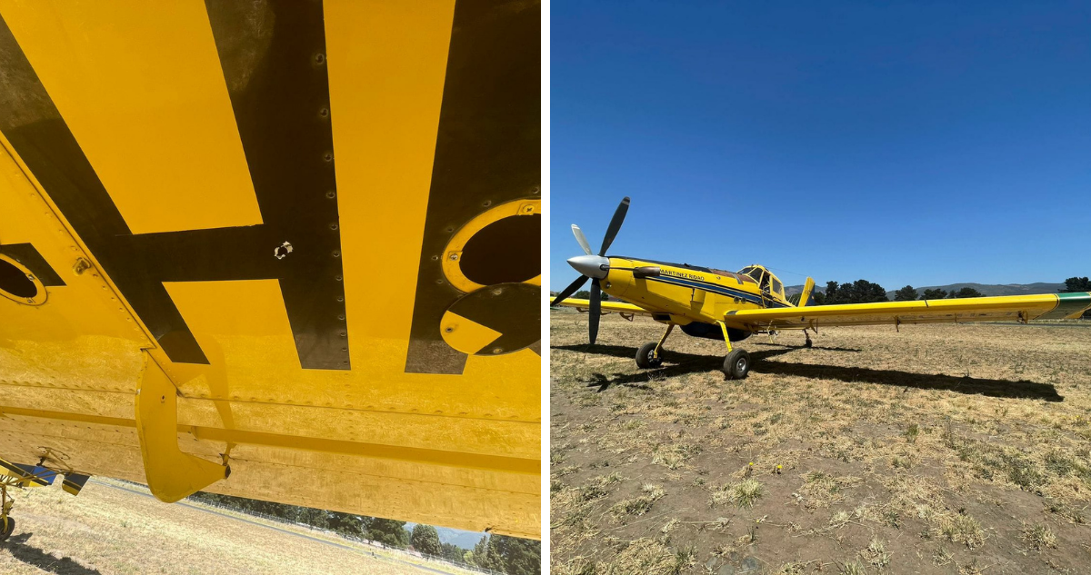 Atacan a avión de forestal Mininco