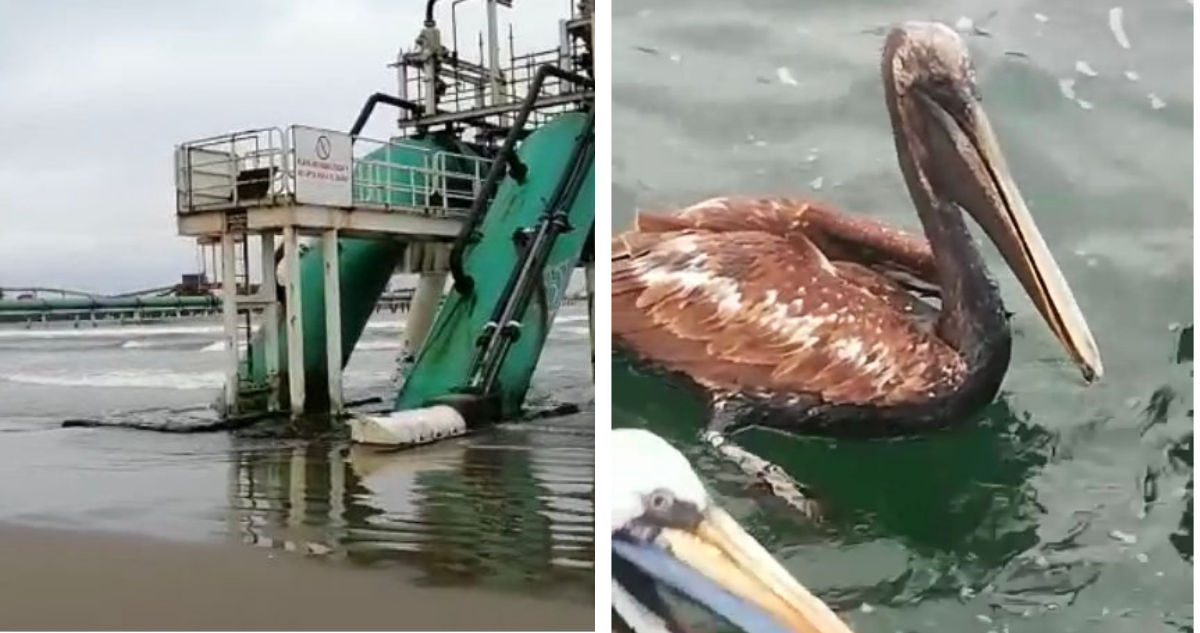Derrame de petróleo en Bahía de Quintero
