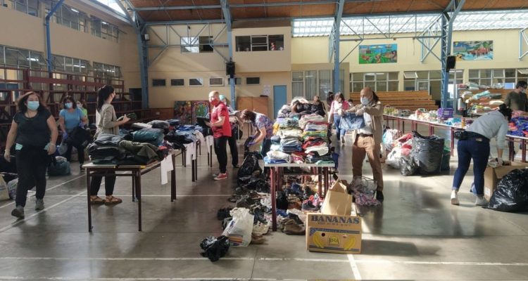 donaciones para damnificados en Castro