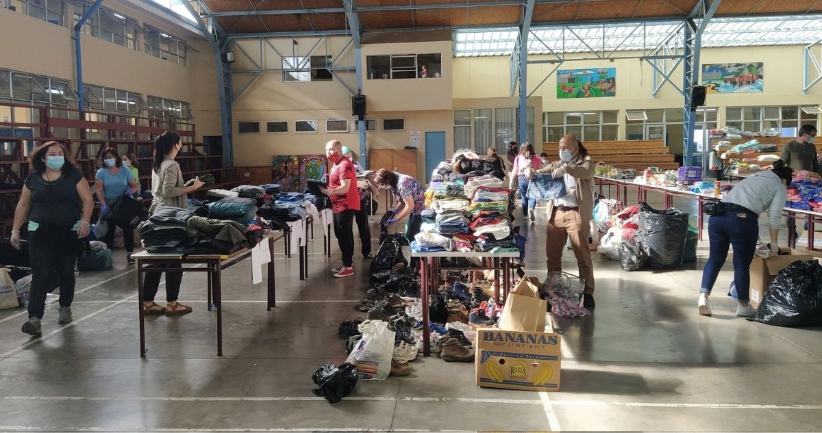 donaciones para damnificados en Castro