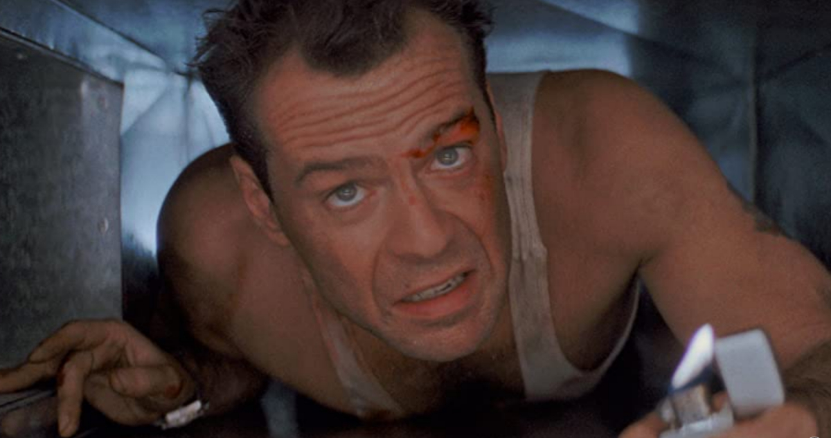 Bruce Willis en Duro de Matar.