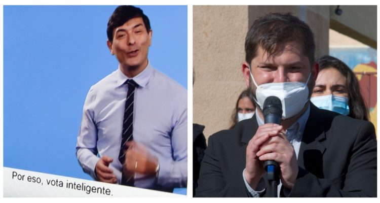 Foto de Parisi y Boric