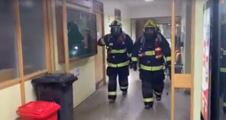 Emanación de gas en el Hospital de Arauco.