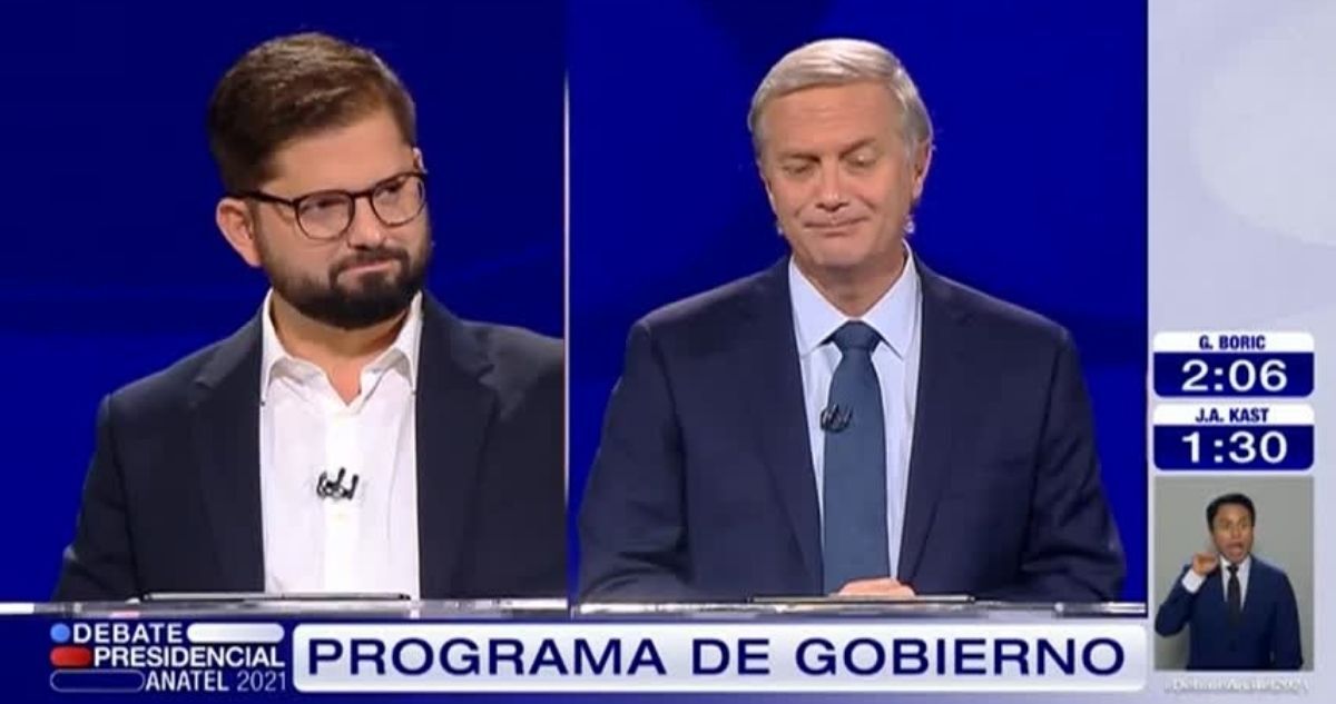Gabriel Boric y José Antonio Kast