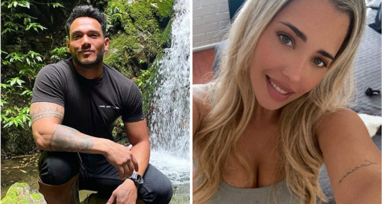 Una foto del bailarín Iván Cabrera y otra de Tiffani Magrini, donde sonríe a la cámara.