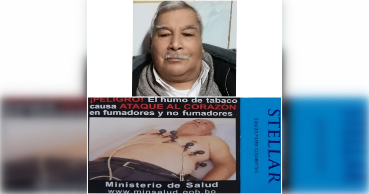 Familia osornina denuncia que Bolivia usa foto de su difunto padre en campaña contra el tabaco