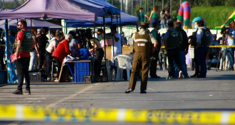 Balacera en feria navideña en Maipú