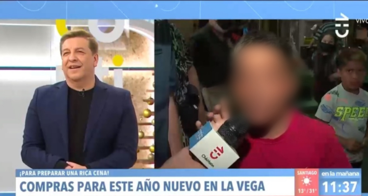 Niño funa a su padre en CHV