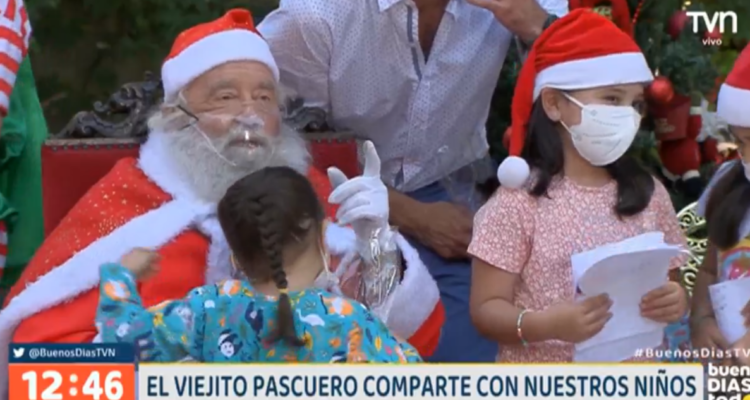 Hija de María Luisa Godoy e inocente pregunta al Viejo Pascuero