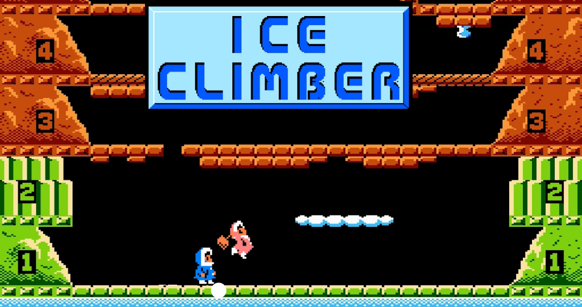 Videojuego Ice Climber de NES