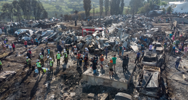 Confirman lugar del inicio de las llamas por incendio en Castro.