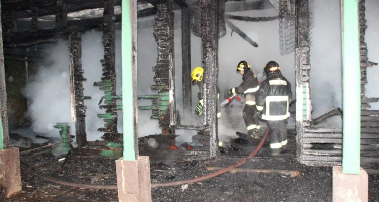 Incendio en casona de Temuco 1