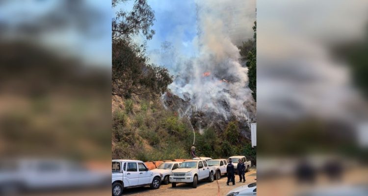 Incendio en Valparaíso