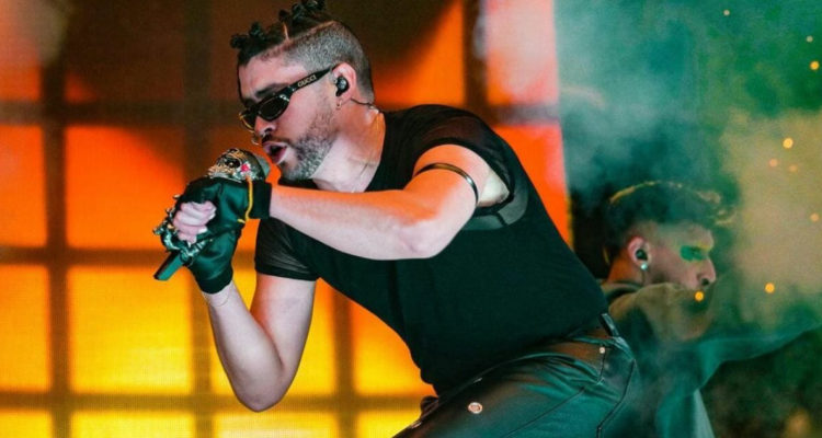 Bad Bunny en su concierto en Puerto Rico