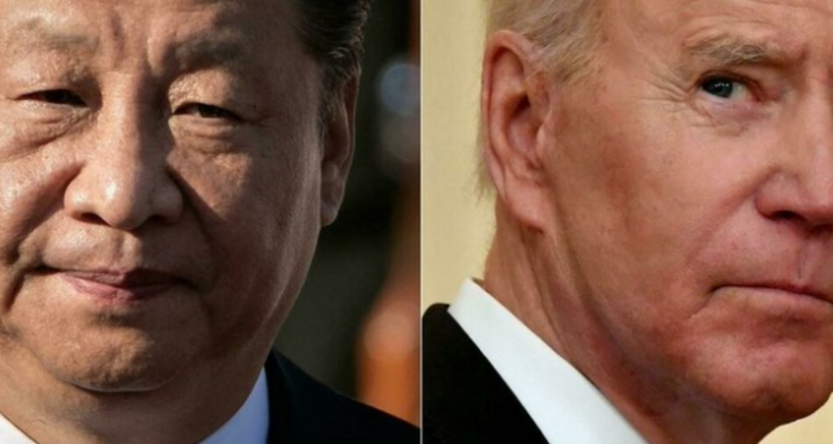 Imagen compuesta con fotos de Xi Jingping y Joe Biden