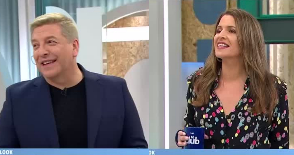 El periodista Julio César Rodríguez no se restó para las bromas sobre su nuevo estilo.
