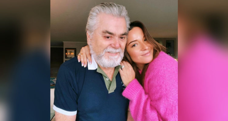 En la foto, Hernán Calderón Salinas y su hija Raquel Kel Calderón