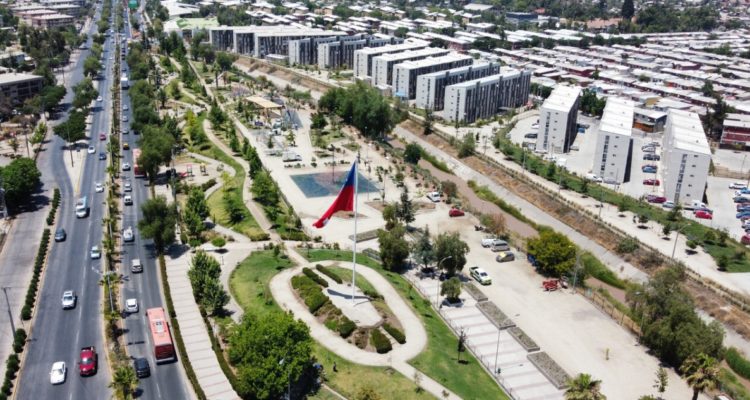 Parque con energía enel