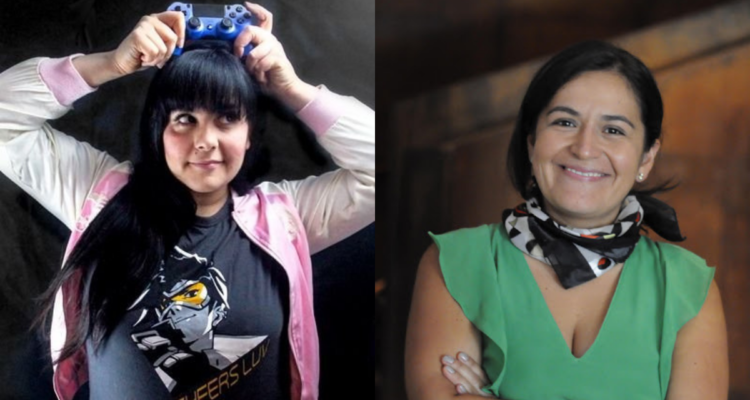 participantes laia barboza desde uruguay (videojuegos) y alexandra gavis desde chile (audiovisual)