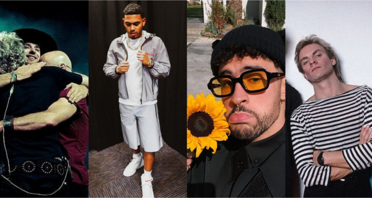 Soda Stereo, Myke Towers, Bad Bunny y The Police, algunos artistas que aparecen con sus canciones en la lista.