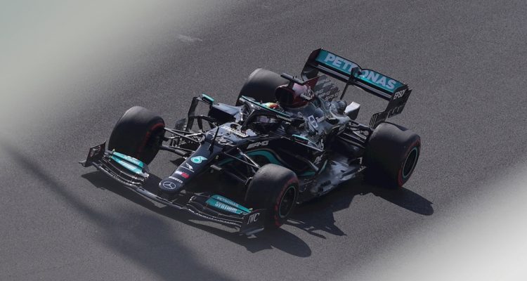 Lewis Hamilton fue el más rápido en Abu Dabi.