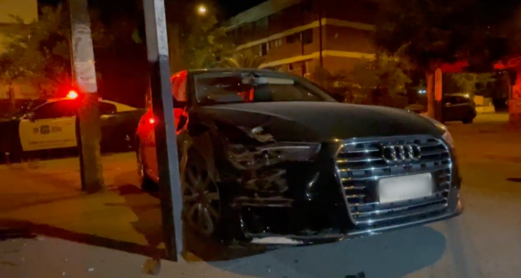 Luka Tudor sufrió encerrona en Las Condes: auto fue encontrado chocado en Conchalí
