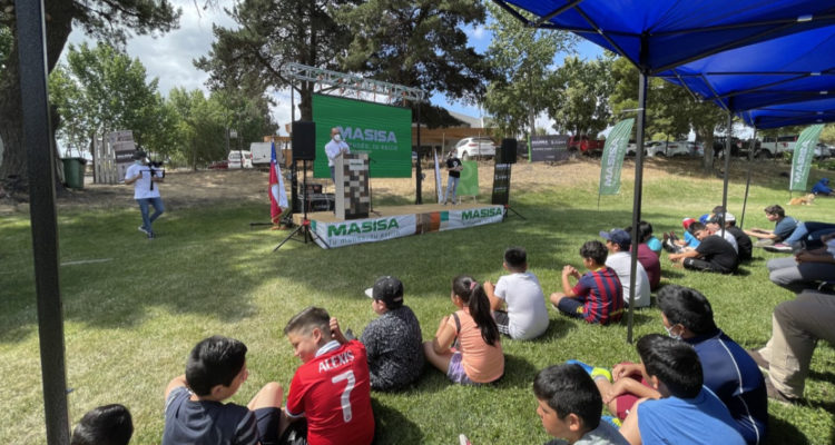 Masisa y Fundación Fútbol Más anuncian programa en Cabrero