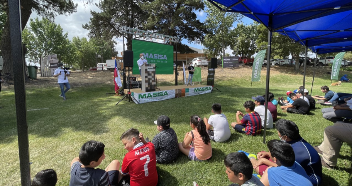 Masisa y Fundación Fútbol Más anuncian programa en Cabrero