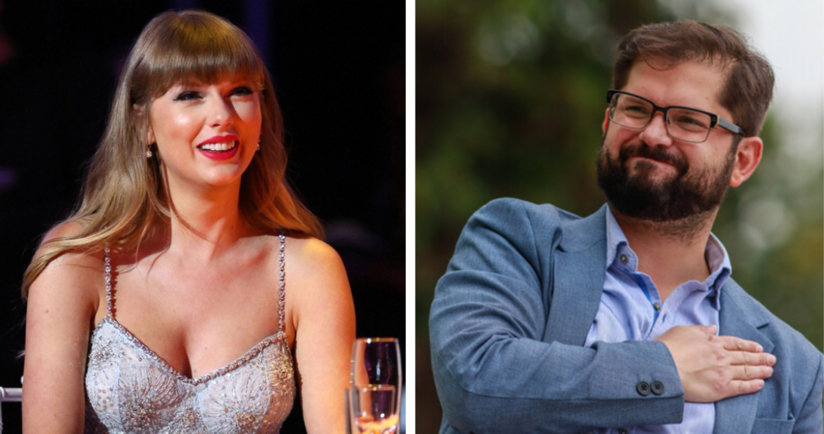 Taylor Swift y Gabriel Boric