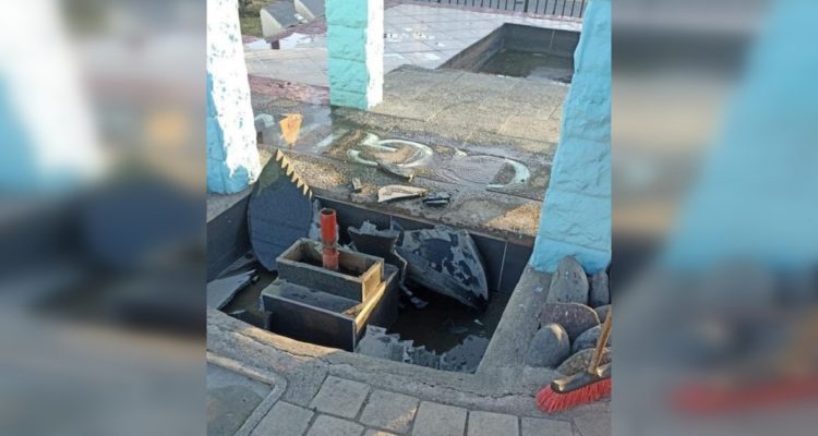 Memorial de los 16 fue destruido por hinchas de la U en Rancagua