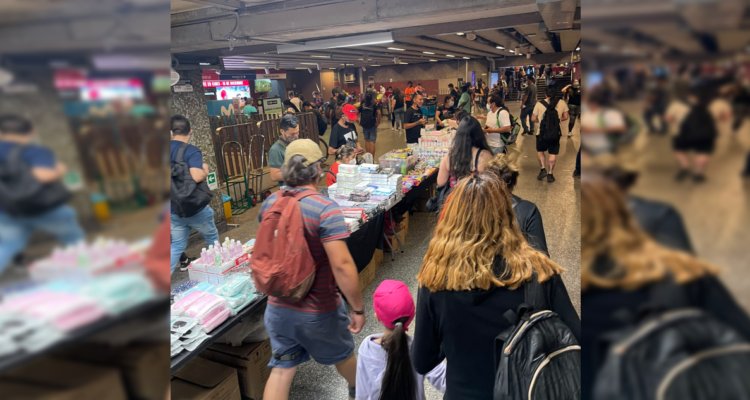 “Metro no es capaz de enfrentar el comercio ambulante”: De Grange pide colaboración de las policías