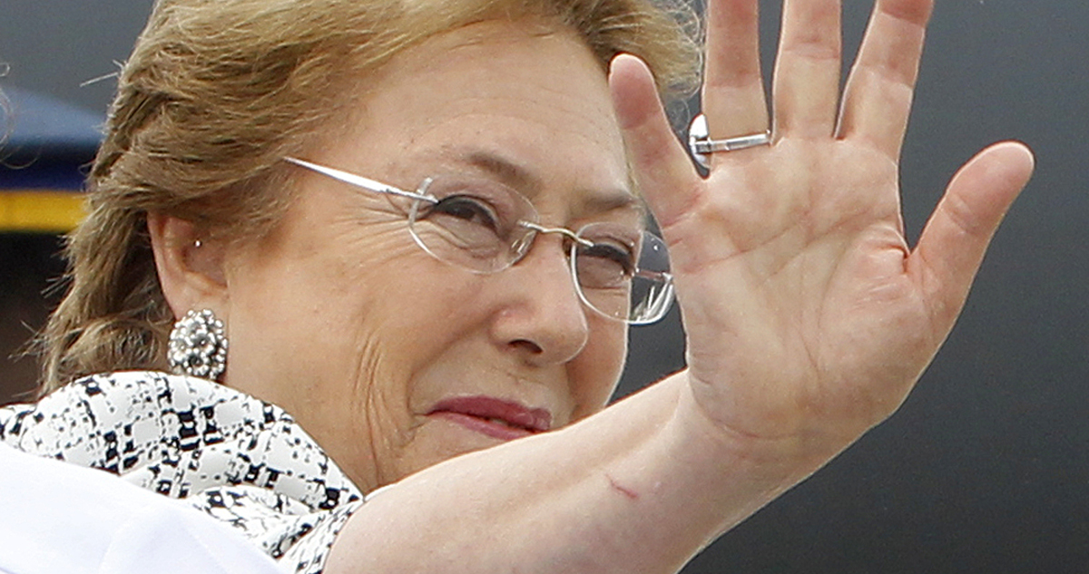 Expresidenta Michelle Bachelet llega a Chile