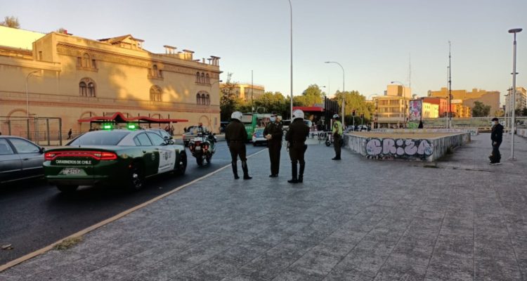 Motociclista murió tras sufrir accidente en pleno centro de Santiago