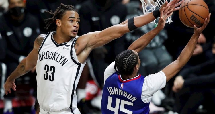 Nets vencieron a Clippers en la NBA.